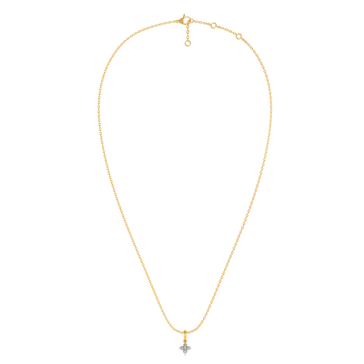 Divine Spark 9KT Gold Lab Grown Diamond Necklace