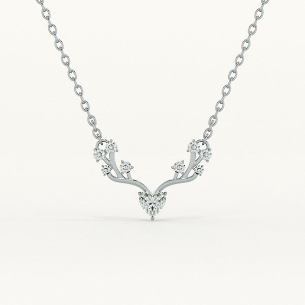 Crystal Wing 925 Sterling Silver Necklace