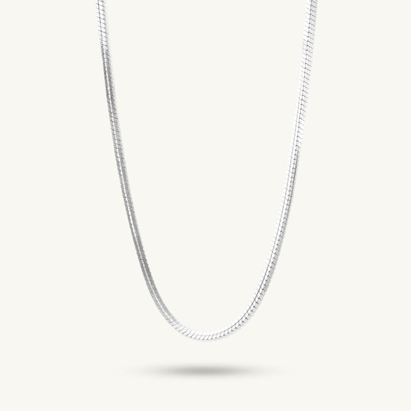 Thick Snake Bone 925 Sterling Silver Chain - Image 1
