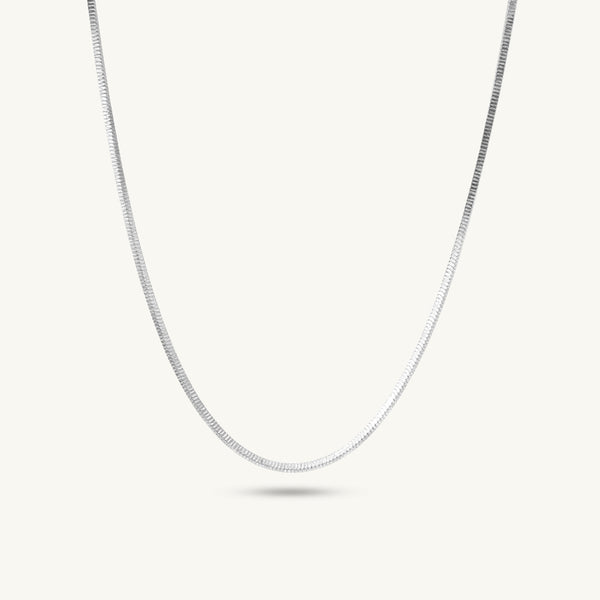 Geometric Cube 925 Sterling Silver Link Chain