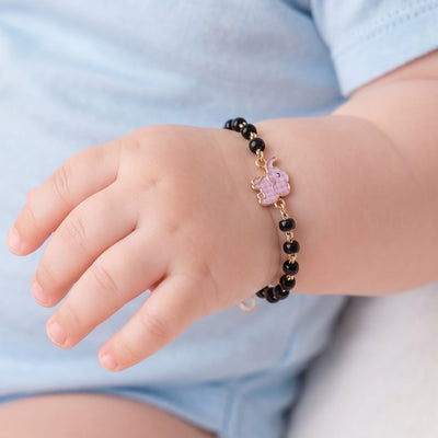 Cute Elephant 9KT Gold Nazariya for Kids