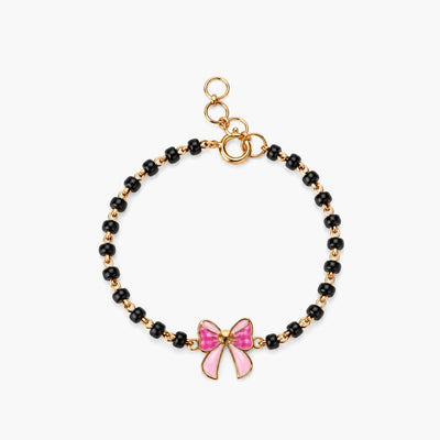 Pretty Bow 9KT Gold Nazariya for Kids