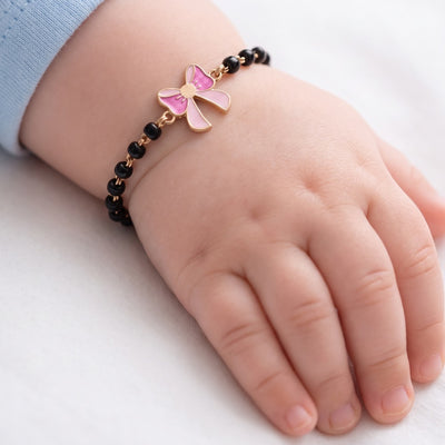 Pretty Bow 9KT Gold Nazariya for Kids