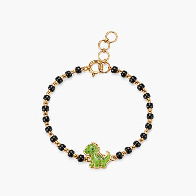 Playful Dinosaur 9KT Gold Nazariya for Kids