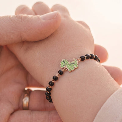 Playful Dinosaur 9KT Gold Nazariya for Kids