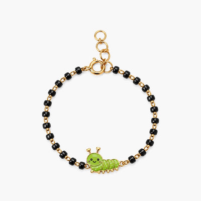 Cheerful Caterpillar 9KT Gold Nazariya for Kids