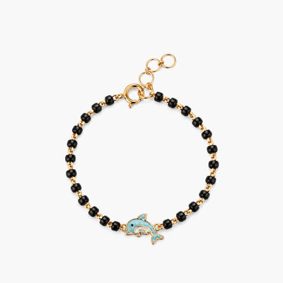 Playful Dolphin 9KT Gold Nazariya for Kids