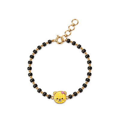 Cute Bear 9KT Gold Nazariya for Kids