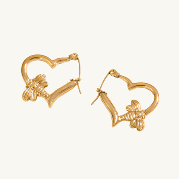 Sweetheart Bee Earrings