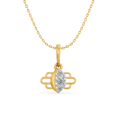 Third Eye 9KT Gold Lab Grown Diamond Pendant