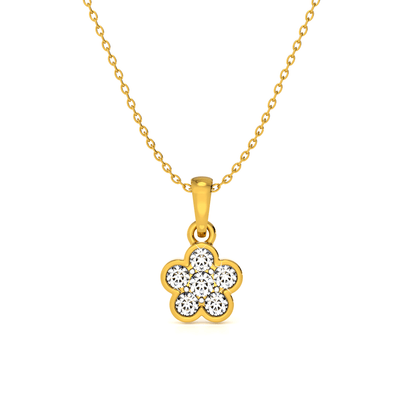 Galaxy Bloom Lab Grown Diamond Pendant