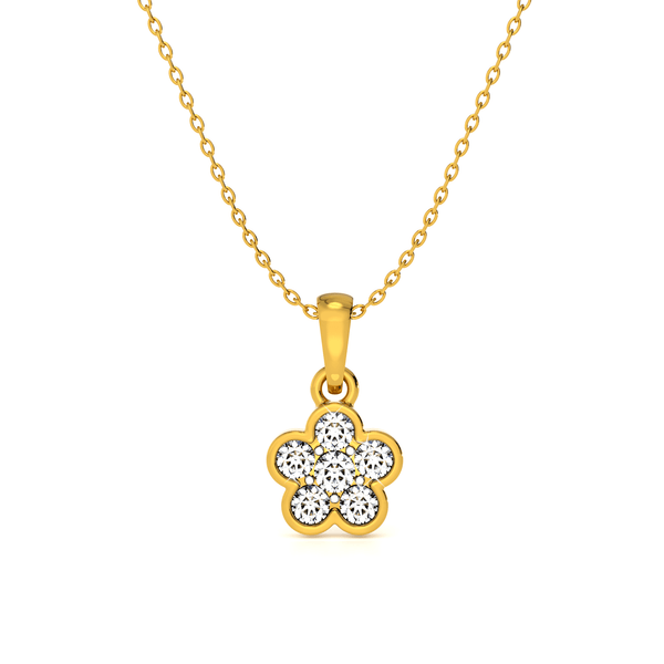Galaxy Bloom Lab Grown Diamond Pendant