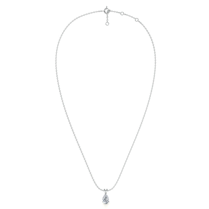 Aurora Teardrop 9KT Gold Lab Grown Diamond Pendant - 2