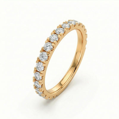 Evermore Eternity 9KT Gold Lab Grown Diamond Band Ring