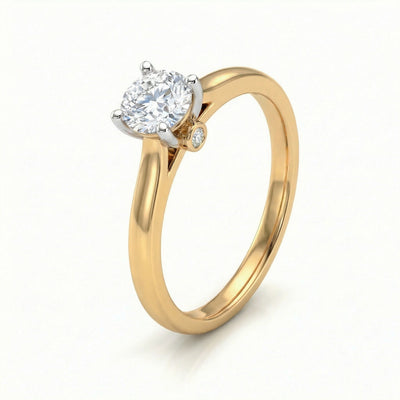 Forever Solitaire 9KT Gold Lab Grown Diamond Ring