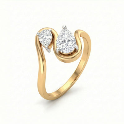 Bound Together 9KT Gold Lab Grown Diamond Ring