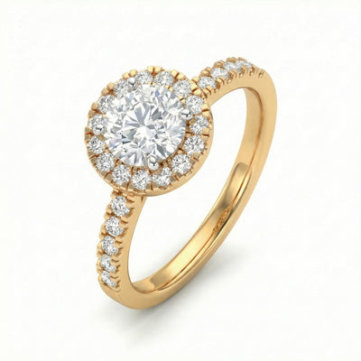 Just Us 9KT Gold Lab Grown Diamond Ring