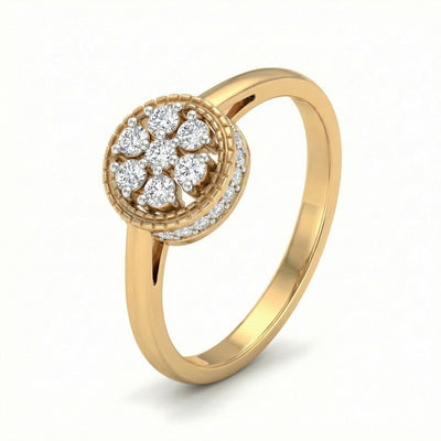 All Eyes On You 9KT Gold Lab Grown Diamond Ring