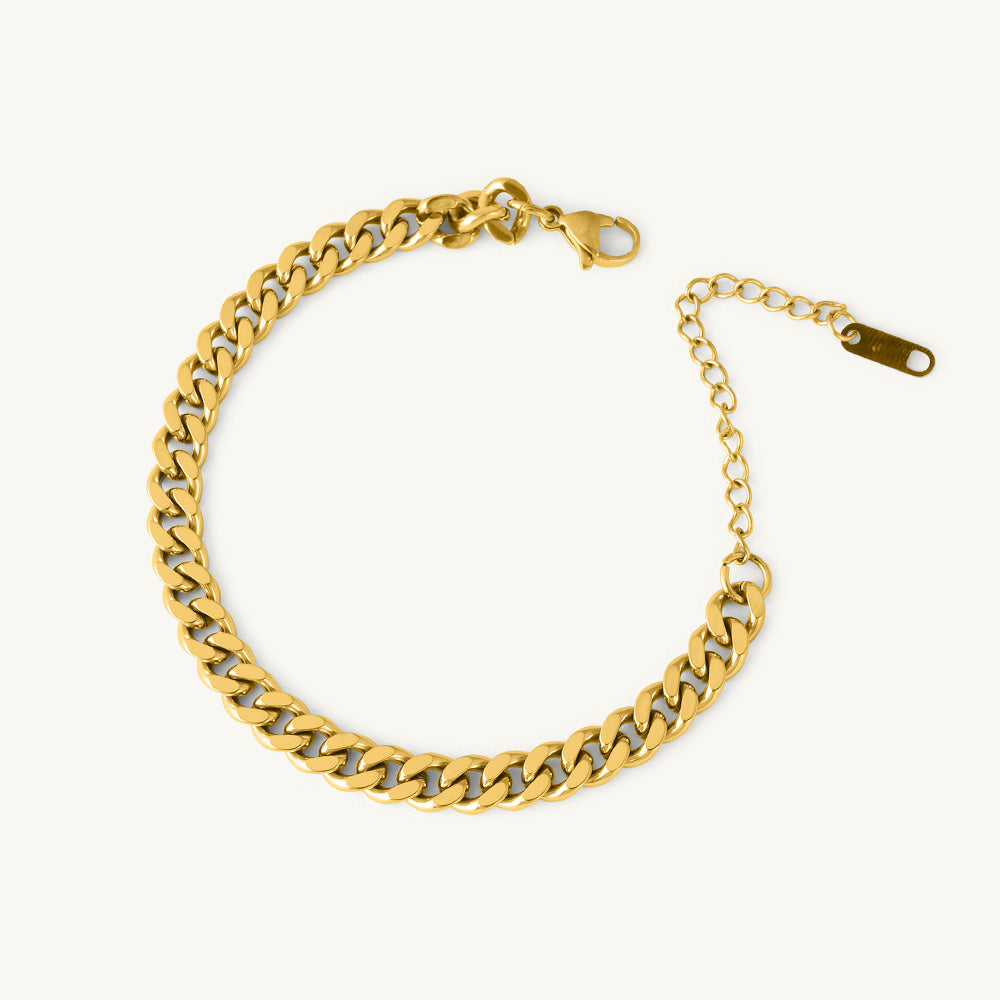 Classic Cuban Chain Bracelet - view 4