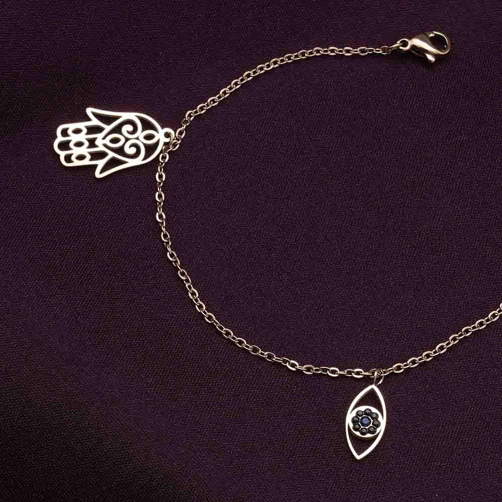 Hamsa Charm Bracelet - view 3