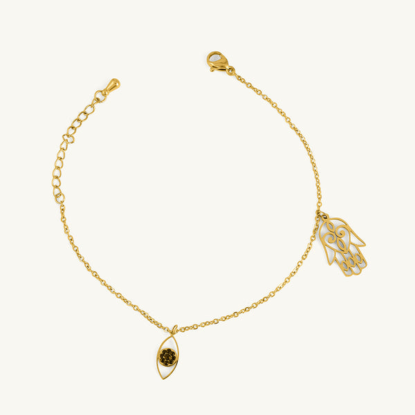 Hamsa Charm Bracelet - Image 1