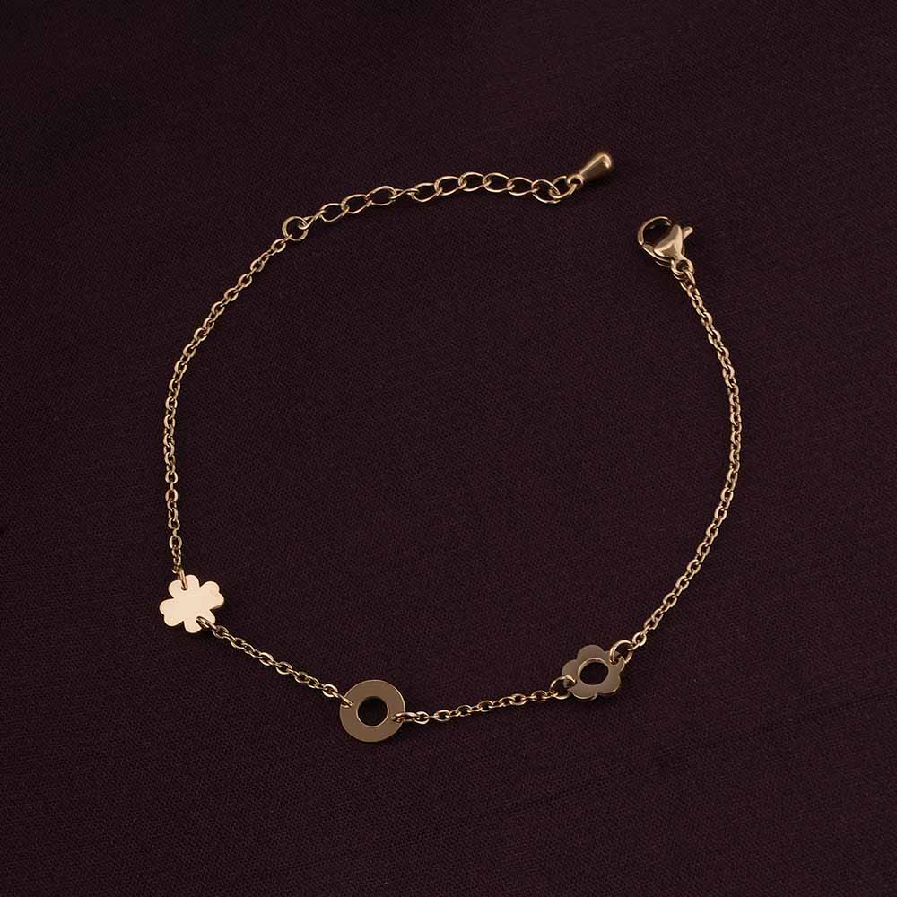 Dainty Flower Bracelet - view 4