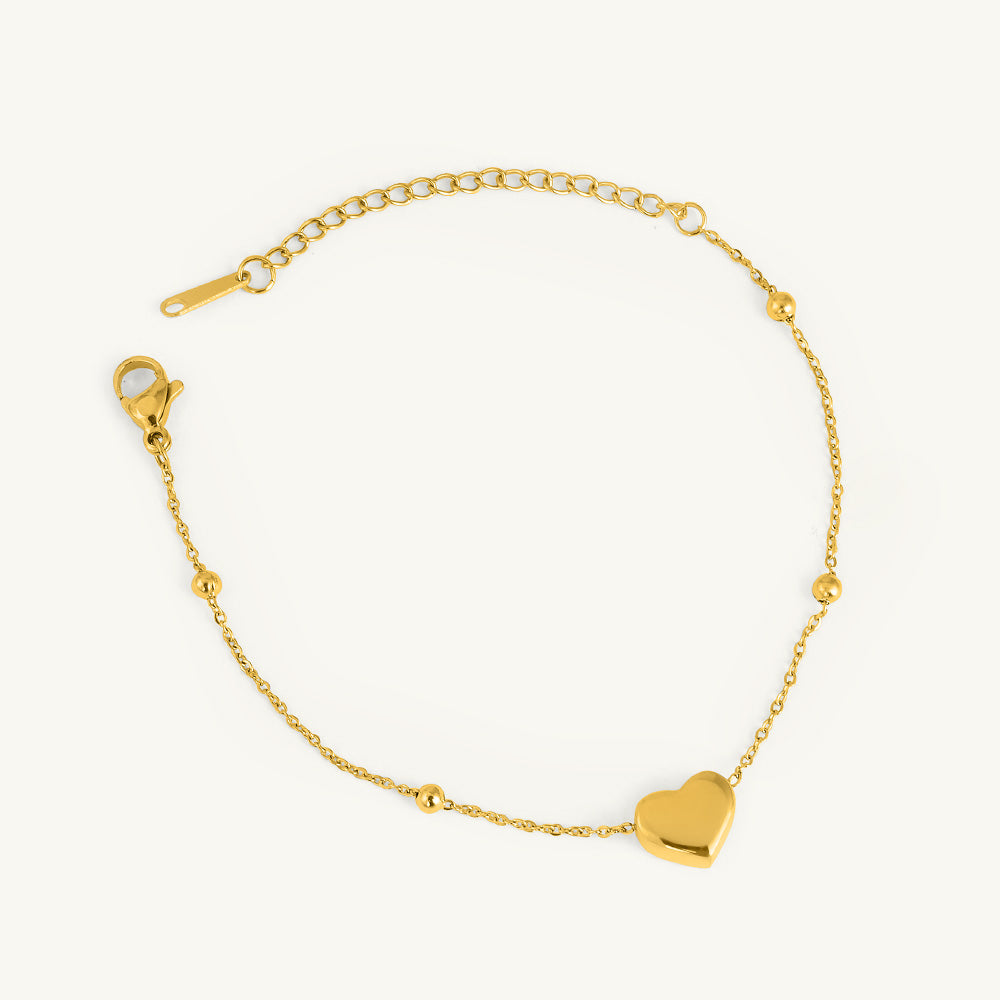 Hearts Charm Bracelet