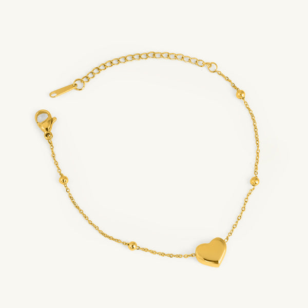 Hearts Charm Bracelet