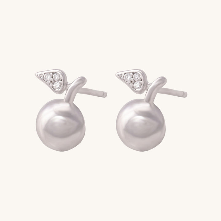 Shop Cherry Berry Stud Earrings- 925 Silver Palmonas-3