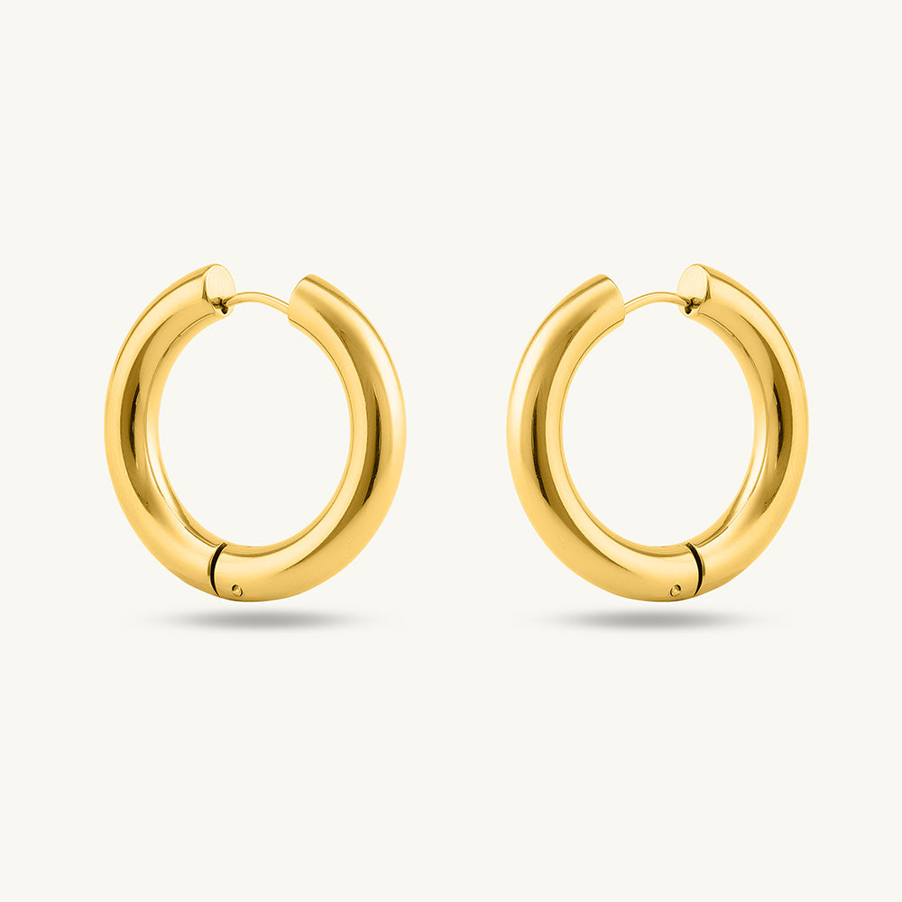 Classic Round Hoop Earrings