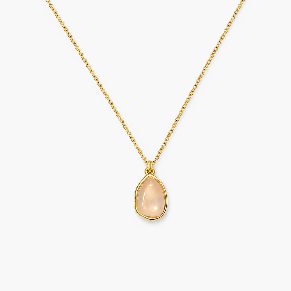 Pink Quartz Necklace