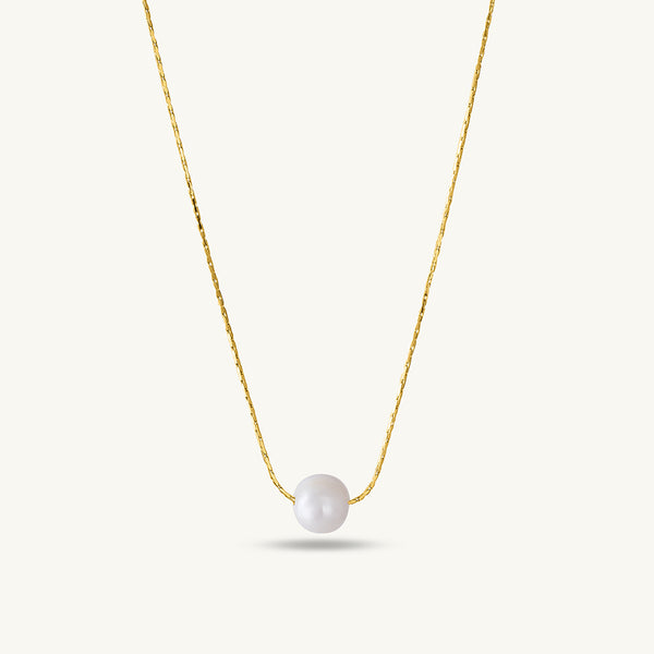 Delicate Pearl Necklace - Image 1
