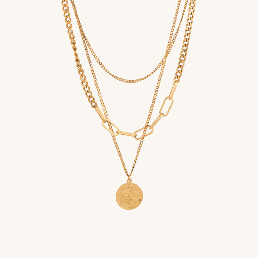Penny Elizabeth Three Layer Necklace