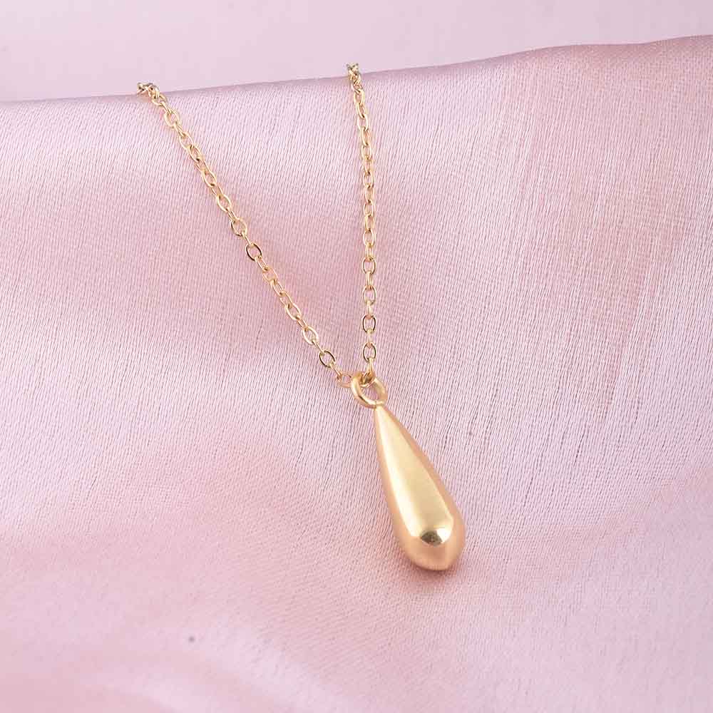 Thin Drop Necklace - view 7