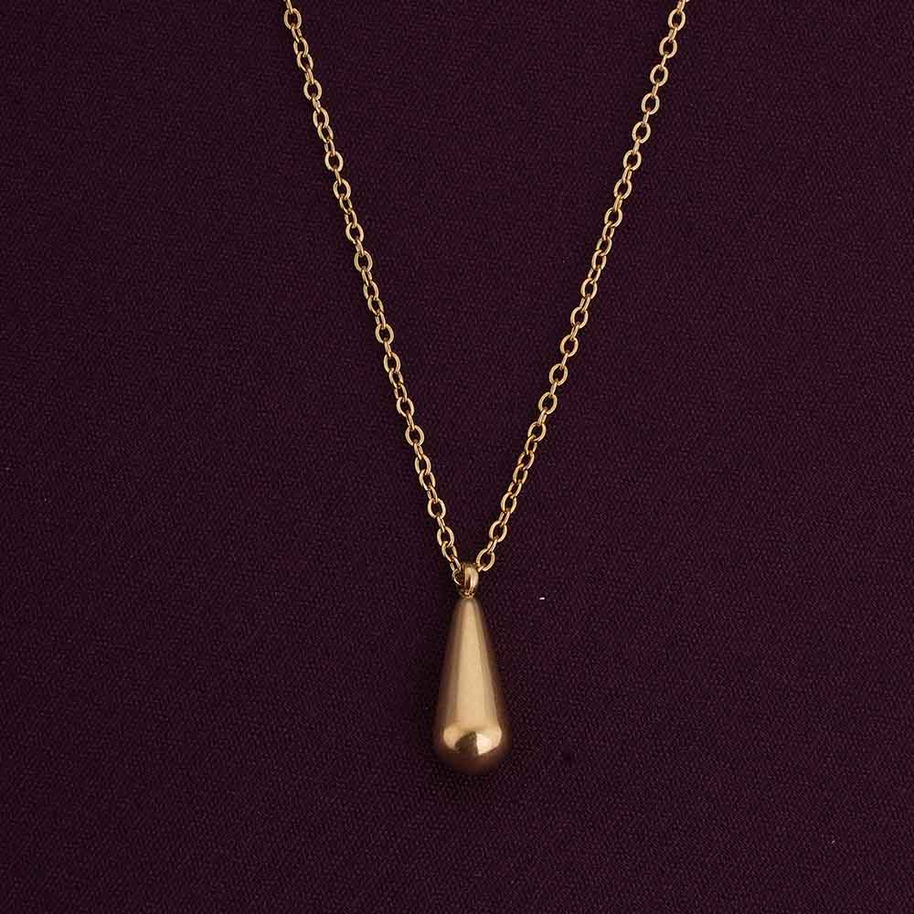 Thin Drop Necklace - view 4