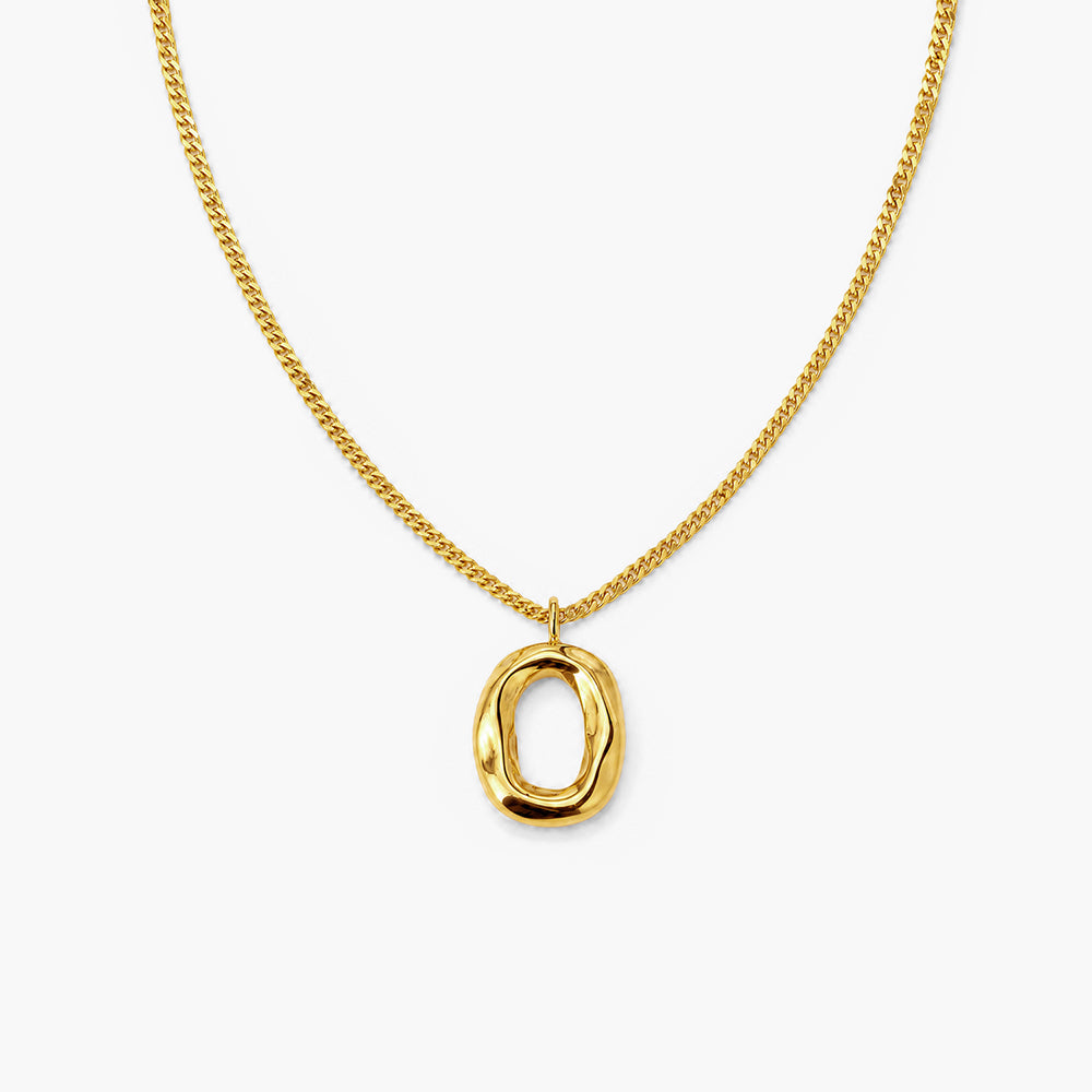 Wobbly Oval Necklace