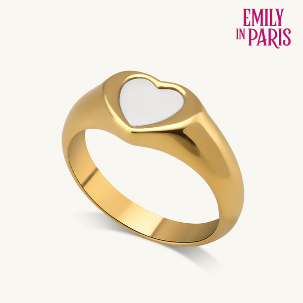 White Heart Ring - Image 1