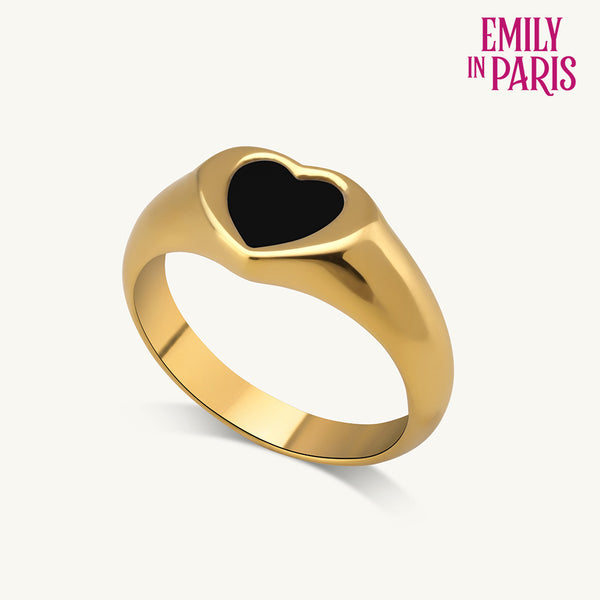 Black Heart Ring - Image 1