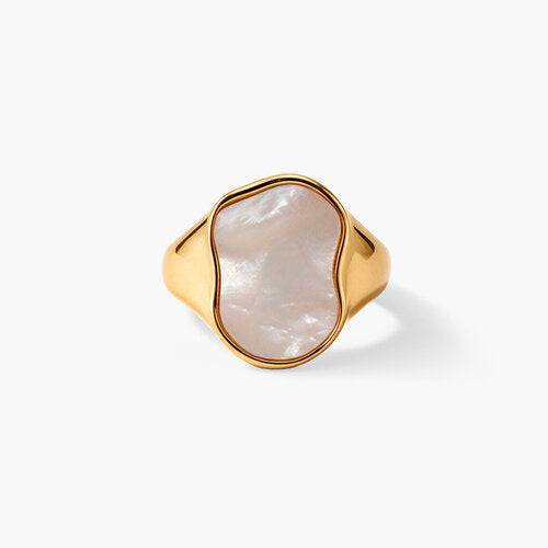 Galaxy White Ring