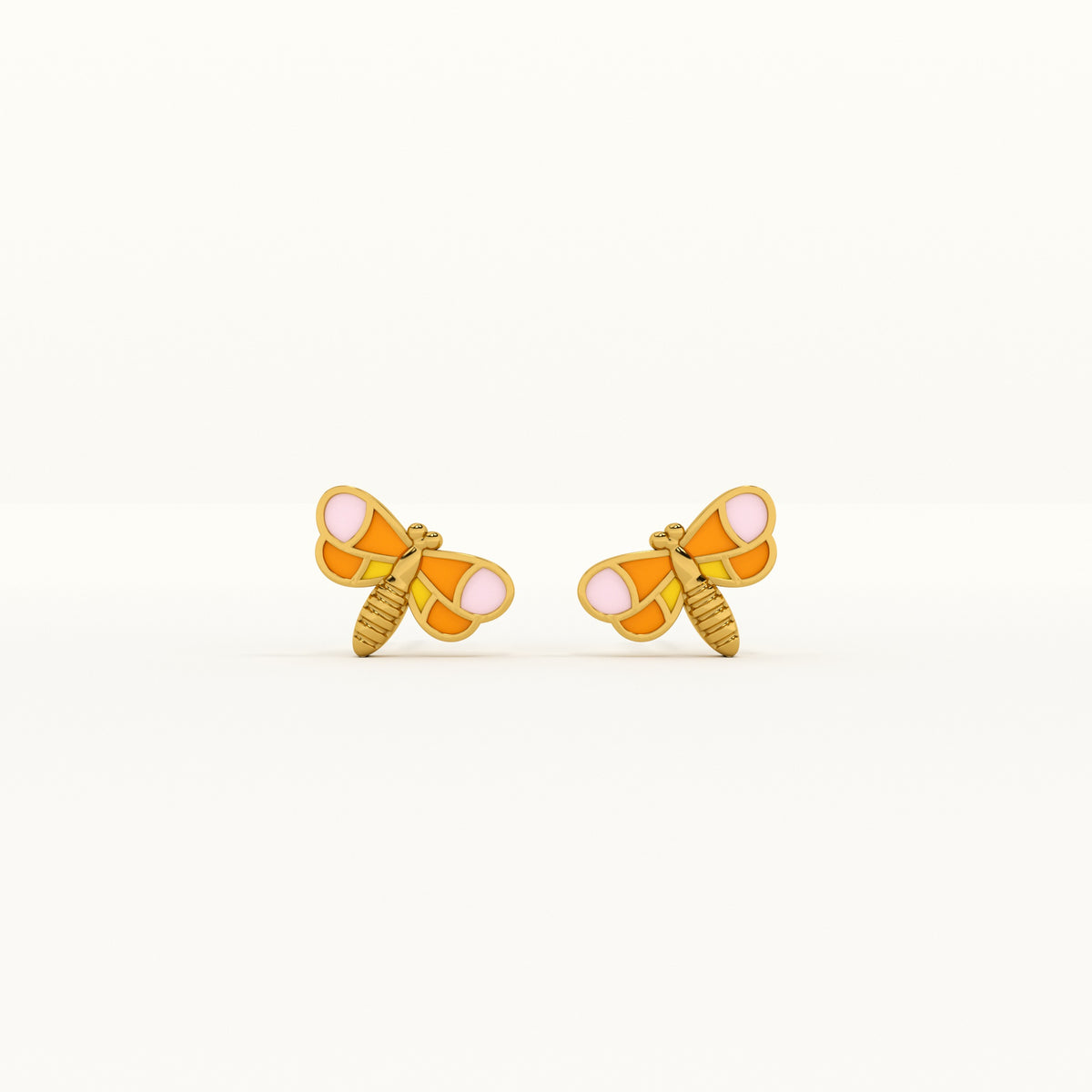 Cute Dragonfly 925 Silver Studs