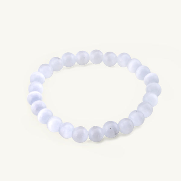 White Selenite Gemstone Bracelet