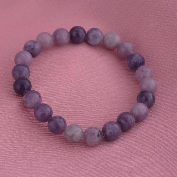 Purple Harmony Bead Bracelet