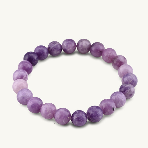 Purple Harmony Bead Bracelet