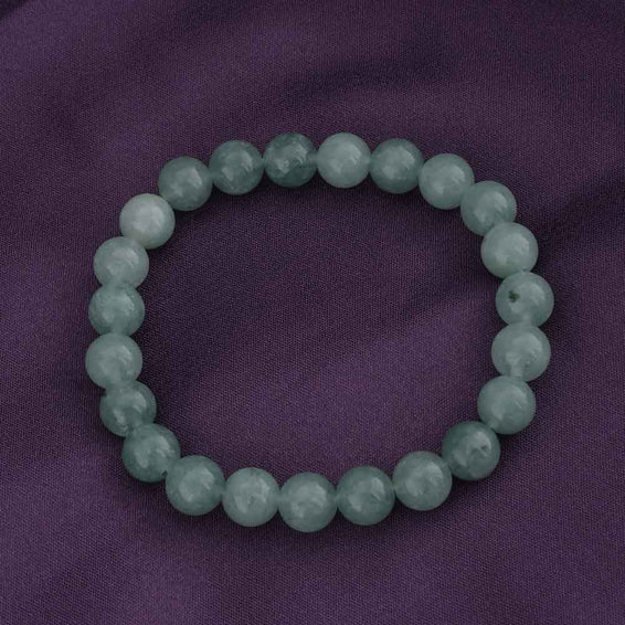 Natural Green Bead Bracelet