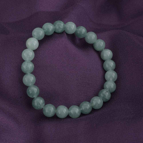 Natural Green Bead Bracelet