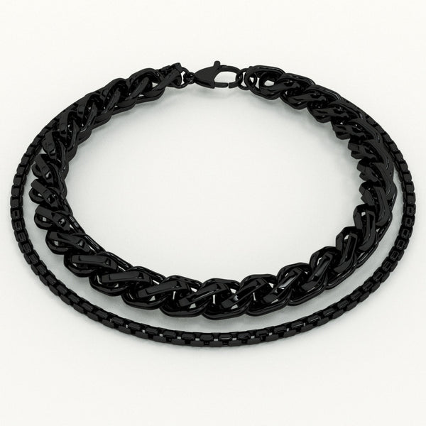 Textured Black Bracelet