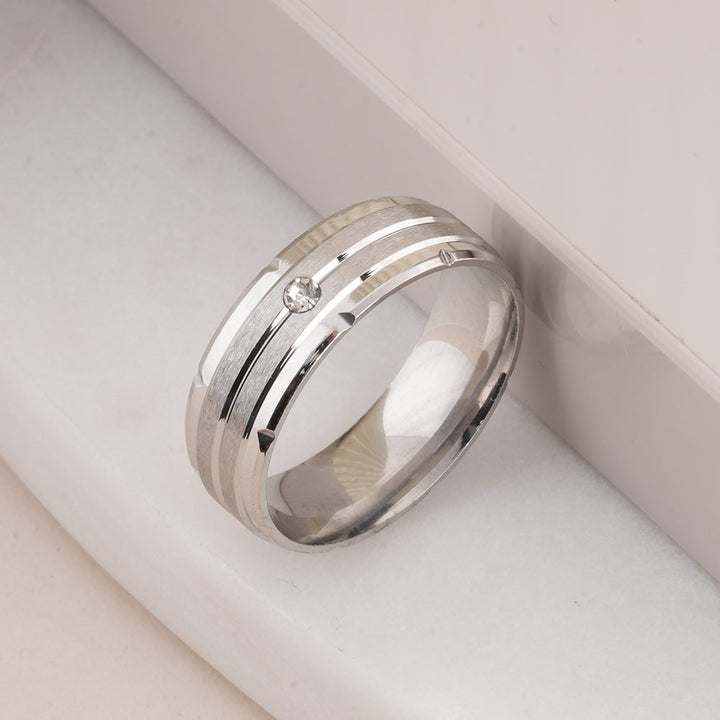 Splendid Silver Band Ring - 1