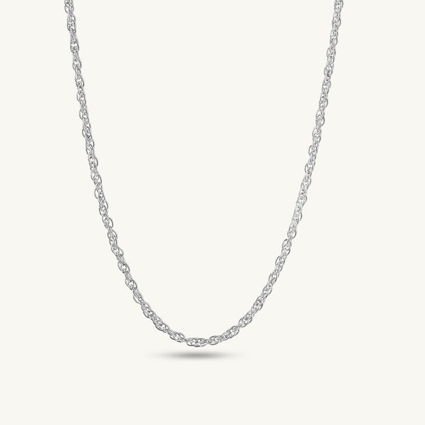 Woven 925 Silver Chain