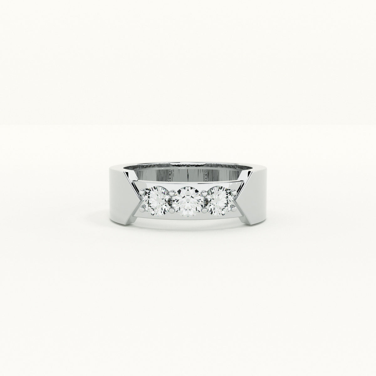 Three Wishes Men's Band- 925 Silver
