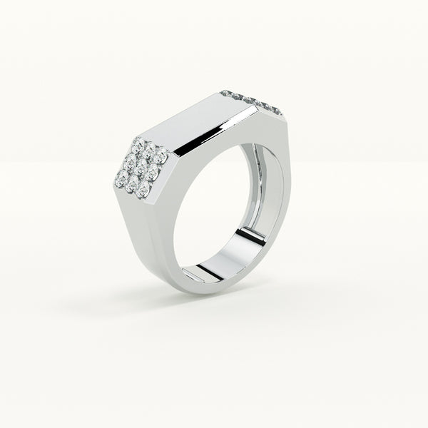 Edge of Eternity Men's Ring - 925 Silver